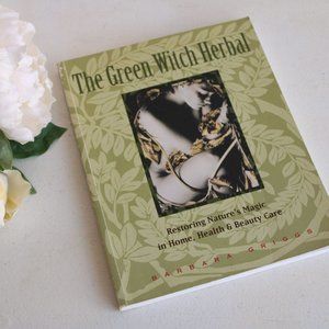 Vintage 1990s Book, "The Green Witch Herbal" by Barbara Griggs, 1994